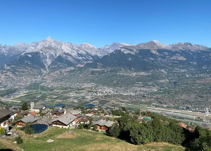 Charming With Hill View Veysonnaz